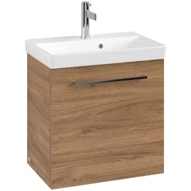 Villeroy & Boch Avento A888 underskab, 52,6x38,2 cm, venstre, mørk eg