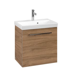 Villeroy & Boch Avento A888 servantskap, 52,6x38,2 cm, høyre, mørk eik