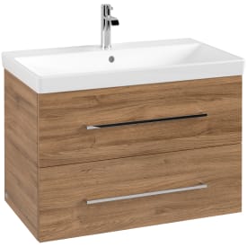 Villeroy & Boch Avento A891 underskab, 77,6x48,2 cm, mørk eg