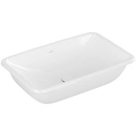 Villeroy & Boch Loop & Friends servant for nedfelling, 67,5x45 cm, med CeramicPlus, hvit