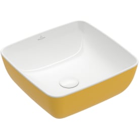 Villeroy & Boch Artis håndvask, 41x41 cm, gul