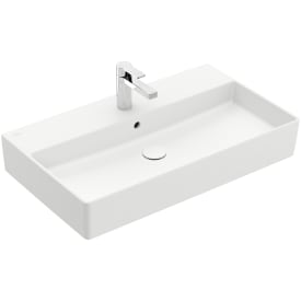 Villeroy & Boch Memento vegghengt servant, 80x47 cm, med CeramicPlus, hvit