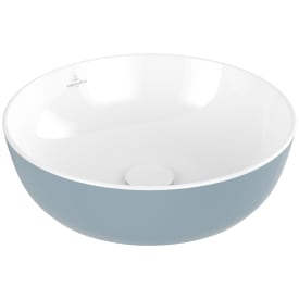 Villeroy & Boch Artis håndvask, Ø43 cm, lyseblå