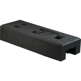 Gummifod til byggepladshegn, 26 kg