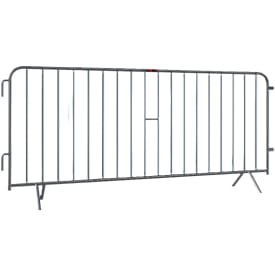 Publikum-/afspærringshegn 2,48 x 1,1 m, galvaniseret, let