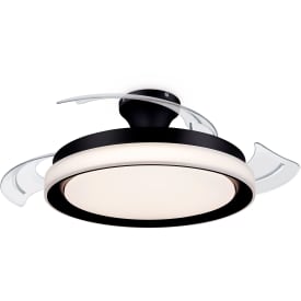 Philips myLiving Bliss loftlampe med ventilator, sort