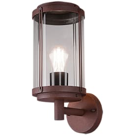 Trio Lighting Tanaro vägglampa utomhus, rost