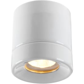 Ifö Electric Sauna Light On påbygningsspot, hvid