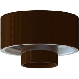 Loft- og Vægarmatur brun glasur med 84,5 mm gevind IP20 E27