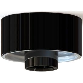 Loft- og Vægarmatur sort glasur med 99 mm gevind IP54 E27