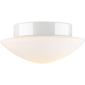 Plafond Solhem hvid, mat opalglas E27