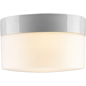 Plafond Opus 100/135 hvid, mat opalglas med sensor E27