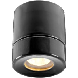 Sauna Downlight Light On design Knud Holscher sort, GU10