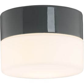 Loft- og Vægarmatur Opus 140/100 grå, mat opal LED 10W 3000K