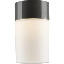 Loft- og Vægarmatur Opus 100/175 grå, mat opal LED 8W 3000K