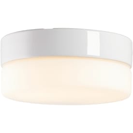 Loft- og Vægarmatur Opus 200/100 hvid, mat opal LED 12W 2700K