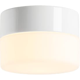 Loft- og Vægarmatur Opus 140/100 hvid, mat opal LED 10W 2700K