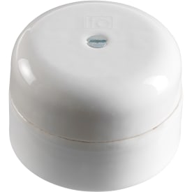 Koblingsdåse porcelæn rund Ø50 mm, 4x3x2,5 mm2 400V IP20 hvid
