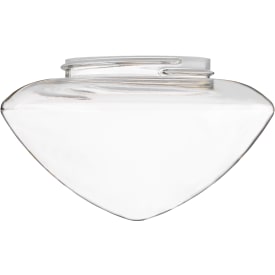 Skærm Edenryd klart glas gevind 185,5 mm Ø330 mm højde 175 mm