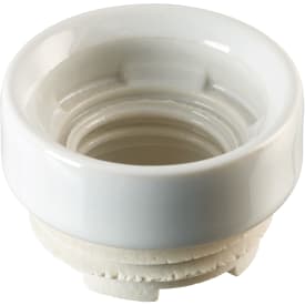 Fatningsring glaserad E27 for fodlampeholder 52709