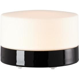 Saunaarmatur Opus 200 sort, mat opalglas E27