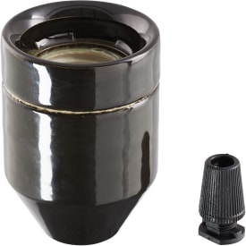 4 stk Pendelfatning sort, med trækaflasting uden kabel 4-pak