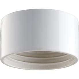 Loft- og Vægarmatur hvid glasur 84,5 mm gevind IP44 LED