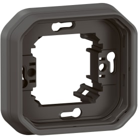 Plexo55 montageramme for planforsænket 2 modul antracit