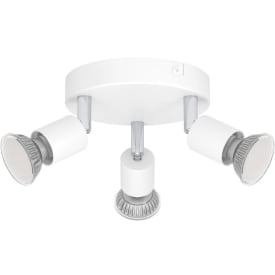 8 stk Eglo Stecci-E spot rondel Ø140, 3 x GU10, hvid