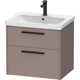 Duravit D-Code møbelpakke, 65x48 cm, mat brun