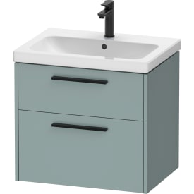 Duravit D-Code möbelpaket, 65x48 cm, matt grön