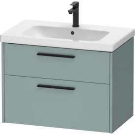 Duravit D-Code møbelpakke, 80x48 cm, mat grøn