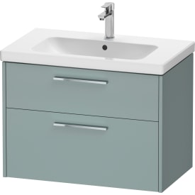Duravit D-Code möbelpaket, 80x48 cm, matt grön