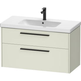 Duravit D-Code møbelpakke, 100x48 cm, mat lysegrøn