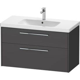 Duravit D-Code møbelpakke, 100x48 cm, mat sort