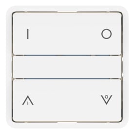 4 key Switch ST - Batteritryk til Shelly med svagstrømstangent