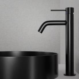 Scandtap Steel Voyage servantbatteri, uten bunnventil, høy modell, shadow