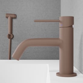 Scandtap Voyage B håndvaskarmatur, mat brun