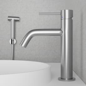 Scandtap Voyage B håndvaskarmatur, børstet stål