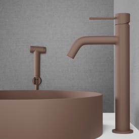 Scandtap Voyage B servantbatteri med sidedusj, uten bunnventil, rust