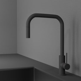 Scandtap Accent Square køkkenarmatur, udtrækstud, mat antracit