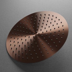 Scandtap Harmonized hovedbruser, Ø30 cm, børstet kobber