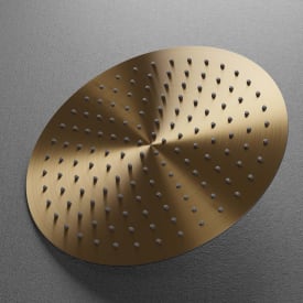 Scandtap Harmonized hovedbruser, Ø30 cm, børstet messing