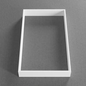 Scandtap Solid D1 skuffeindsats, 19,5x32,6 cm, mat hvid