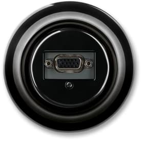 ABB Decento VGA-uttak, sort