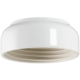 Loft- og Vægarmatur Ohm hvid med 123,5 mm gevind IP44 LED