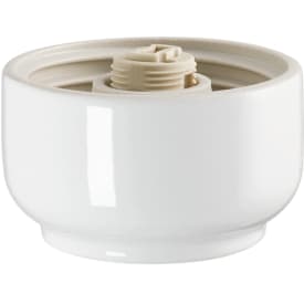 Loft- og Vægarmatur Ohm hvid glasur med 84,5 mm gevind IP44 G9