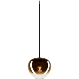 SLV Pantilo Convex pendel, krom/guld, Ø29 cm