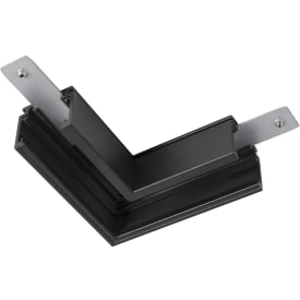 SLV 48V Track L-koppling för låg monteringsskena, vänster, svart