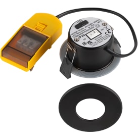 SLV Universal udendørs indbygningsspot, sort, 12-pak